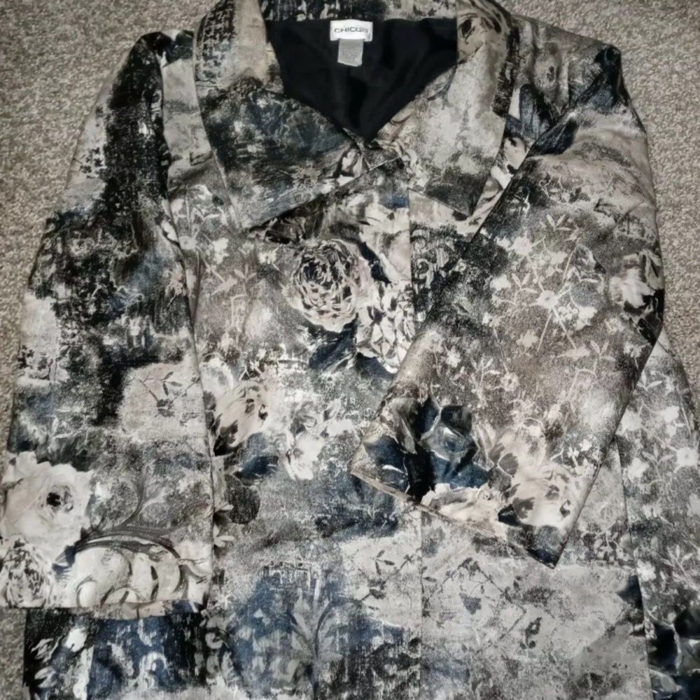 Chicos Women’s Floral Jacket